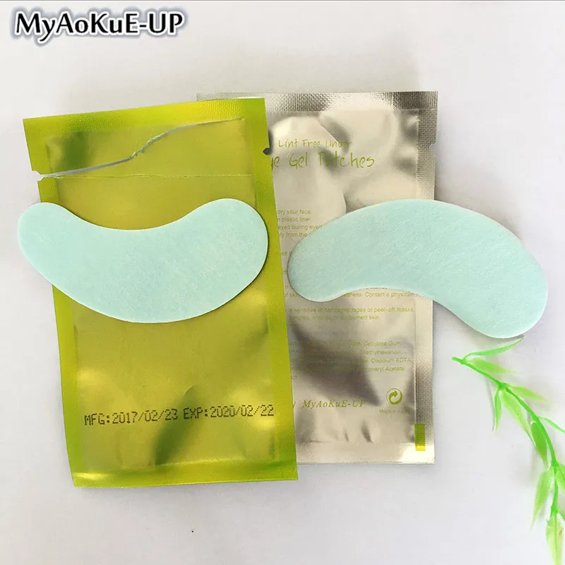 Myaokue до 500 пар ресниц Нашивки мягкие Средства ухода для век Бумага patch pad
