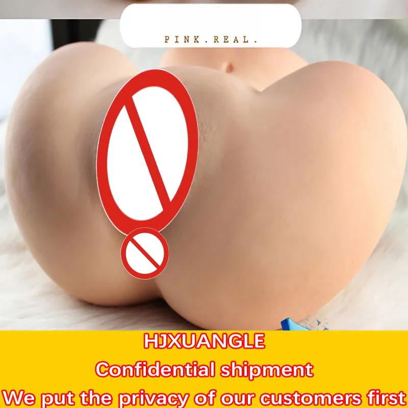 Soft Double Channel Color Doll Male Masturbation Reality Feeling Big Ass Realistic Vaginal Anal Penis Training Sex Toys |