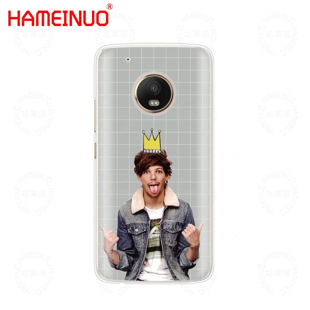 HAMEINUO One Direction 1d Louis Tomlinson case phone cover For Motorola Moto X4 E4 C G6 G5 G5S G4 Z2 Z3 PLAY PLUS