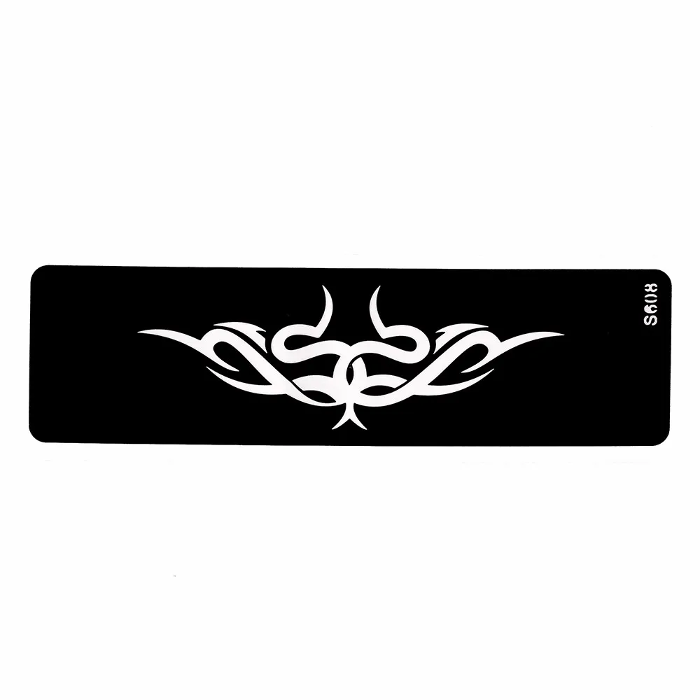 6 Pieces Strip Henna Tattoo Stencil Airbrush Drawing Scorpion Spider Pattern for Women Men Body Art Tattoo Template Cool S600#02 (1 (7)