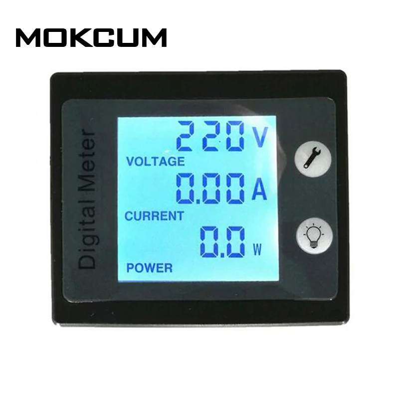 

AC 80-260V 0-100A Digital Display Voltmeter Ammeter Power Meter w/Coil Inductor Multi-function Power Monitor