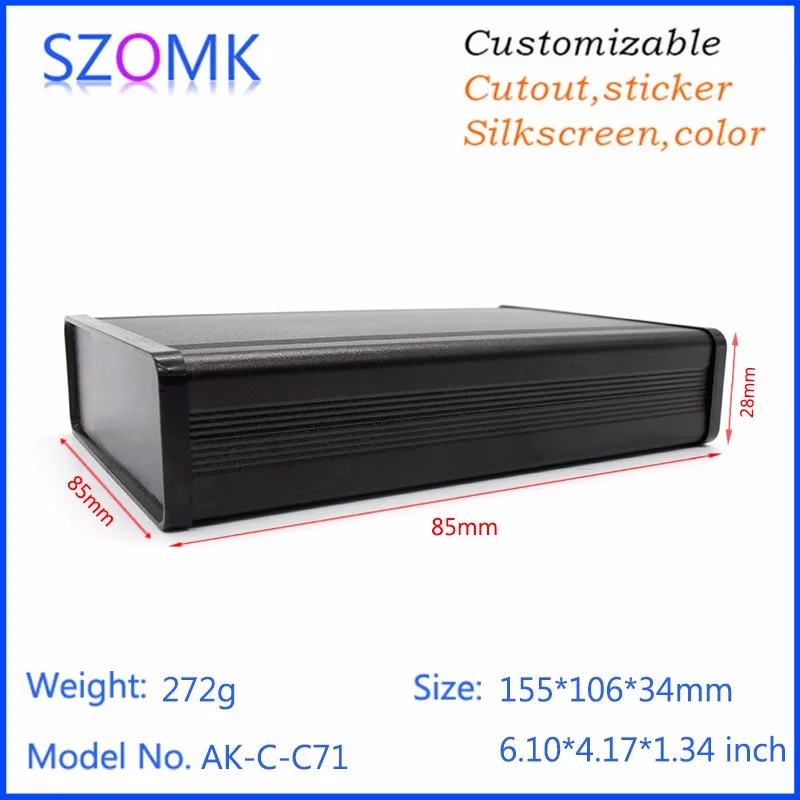 szomk aluminum extrusion case extruded aluminum enclosure aluminum box enclosure electronics (2)