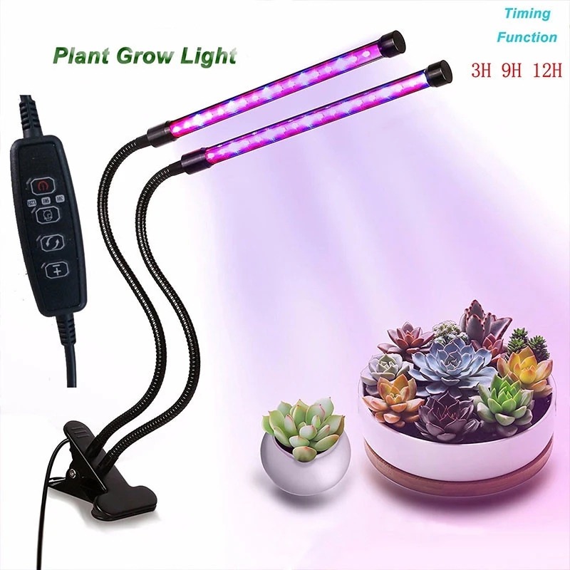 Зажимная лампа светодиодная лампа для роста растений цветок гидропонный светильник полосы овощей экономия энергии