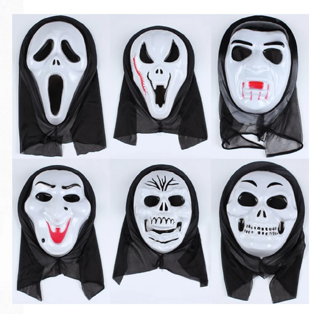 20pcs/lot Halloween single scream mask large single mask decoration