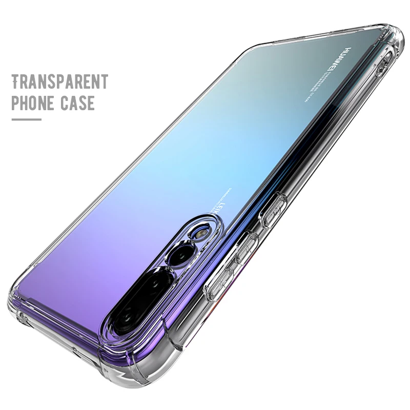 Прозрачный силиконовый чехол для Huawei Honor 8X Max 8C противоударный мягкий накладка из