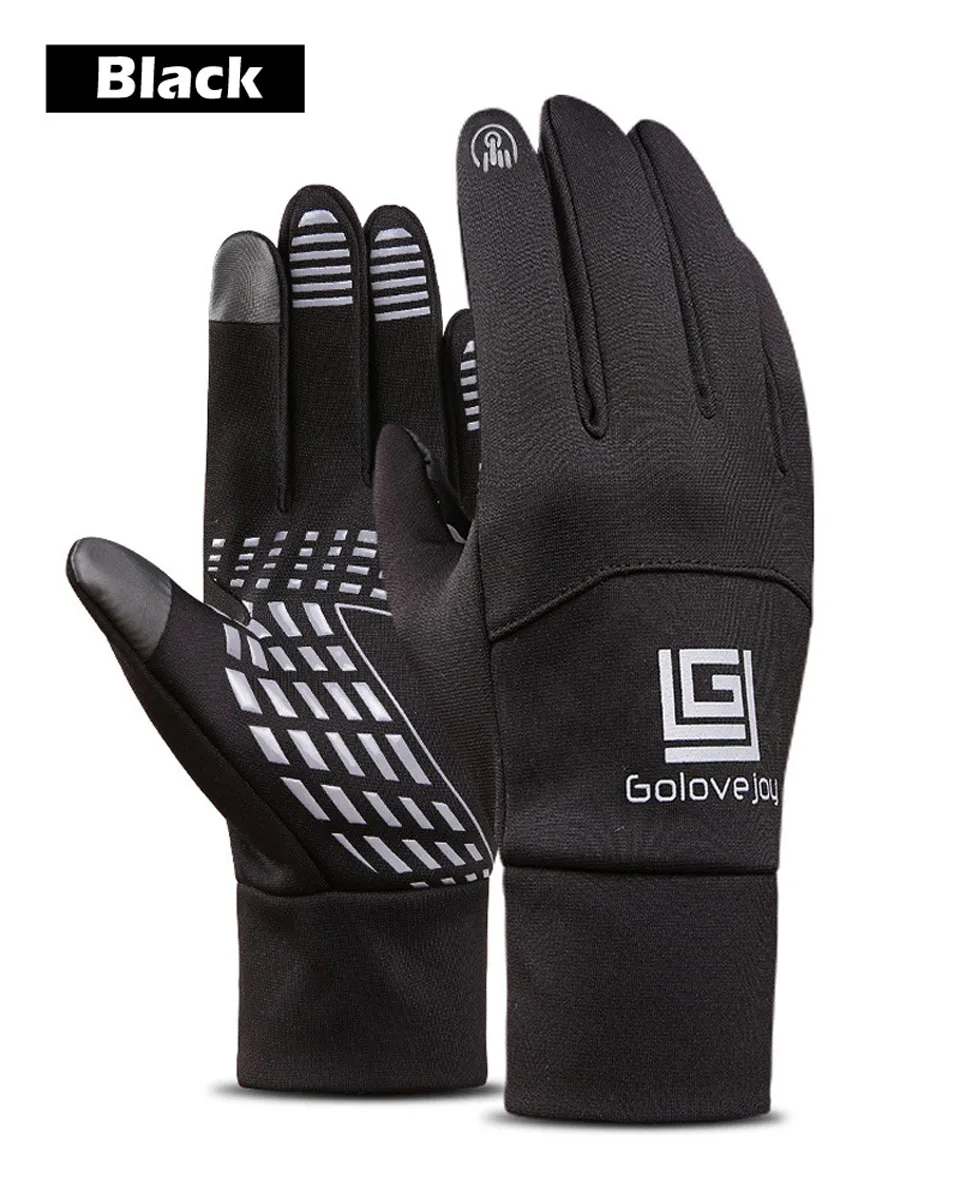 Зимние теплые лыжные перчатки сенсорный экран гелевые зимние лыжные перчатки спортивные противоударные Нескользящие полный палец велосипедные перчатки для мужчин женщины