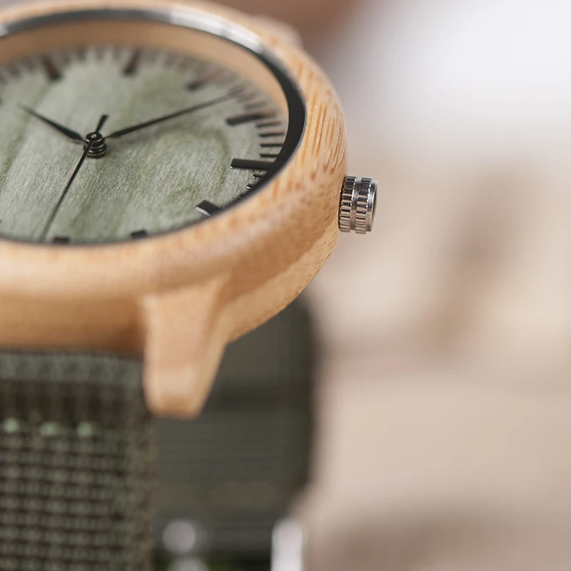 Бобо птица Для мужчин Bamboo часы роскоши лучший бренд деревянные часы ручной работы модные кварцевые наручные часы relogio masculino C-D11