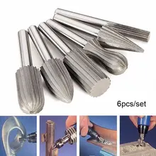 Cheap TORO 6PCs 6mm Shank Tungsten Steel Rotary File Cutter Engraving Grinding Bit for Rotary Tools Cheap TORO 6PCs 6mm Shank Tungsten Steel Rotary File Cutter Engraving Grinding Bit for Rotary Tools