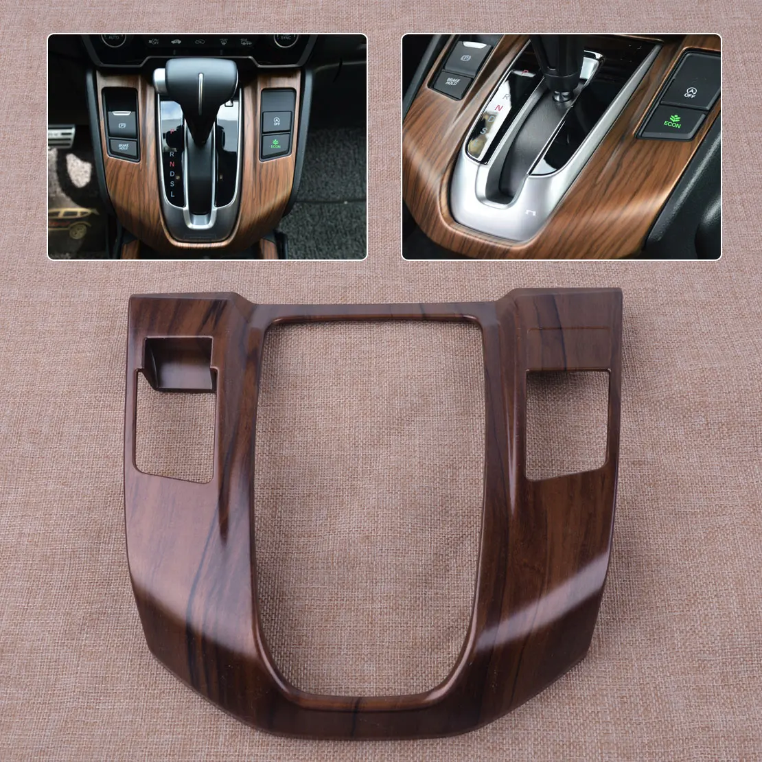 Buy CITALL New ABS Plastic Car Peach Wood Grain