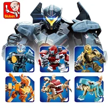 New 6 Styles Pacific Rim Gipsy Avenger Sabre Athena Phoenix fit robot star wars figures Building Blocks Bricks Toys pacific rim saber atherna gipsy avenger bracer phoenix titan anime action figure pvc toys collection figures for friend gift