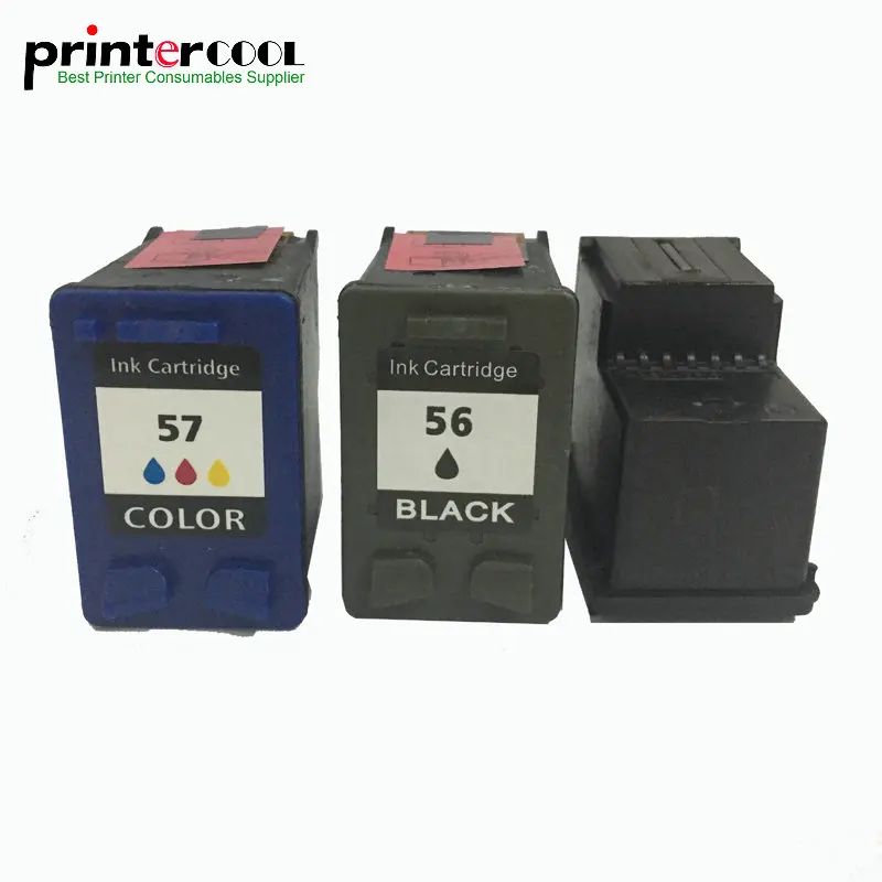 

einkshop 56 57 Refilleded Ink Cartridge Replacement for HP 56 57 Deskjet 5150 450CI 450 5550 5650 PSC 2110 1315 1350 Printer
