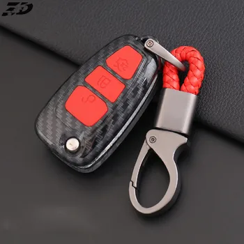 

ABS Car Styling Key Cover Case Fob For Ford Focus 2 3 ST Mondeo Kuga Fiesta Ecosport Ranger Escape Key shell For Ford Key chain