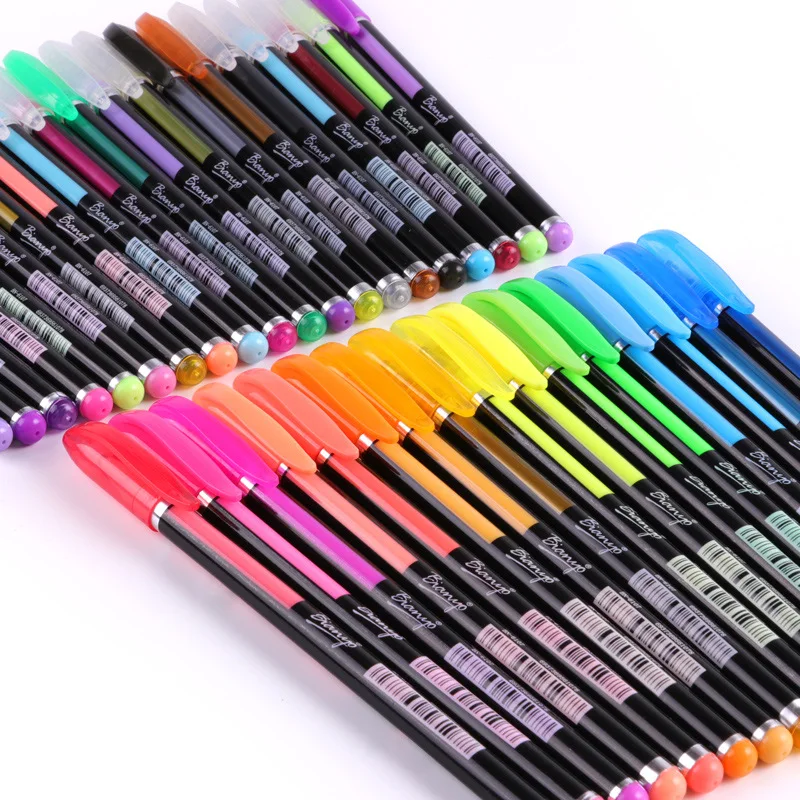 Buy 48Color Gel Pen Highlighter Crayon Pastel Bright