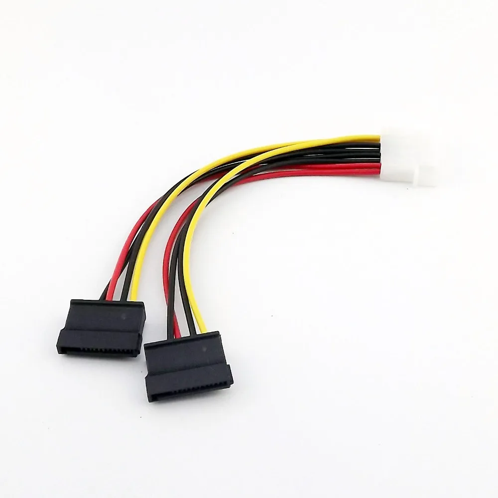 5x IDE Molex 4 контактный штекер двойной SATA 15 Женский адаптер питания|Компьютерные