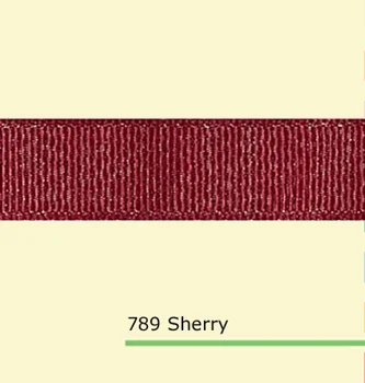 

3/8" inch (9mm) silver metallic Sherry grosgrain ribbons