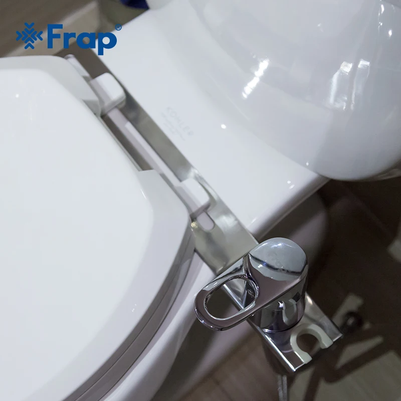 FRAP bidé grifos cromo latón sólido de bidé mezclador portátil con bidé ducha caliente y fría agua Bidet Mezclador|Grifos de bidé| - AliExpress
