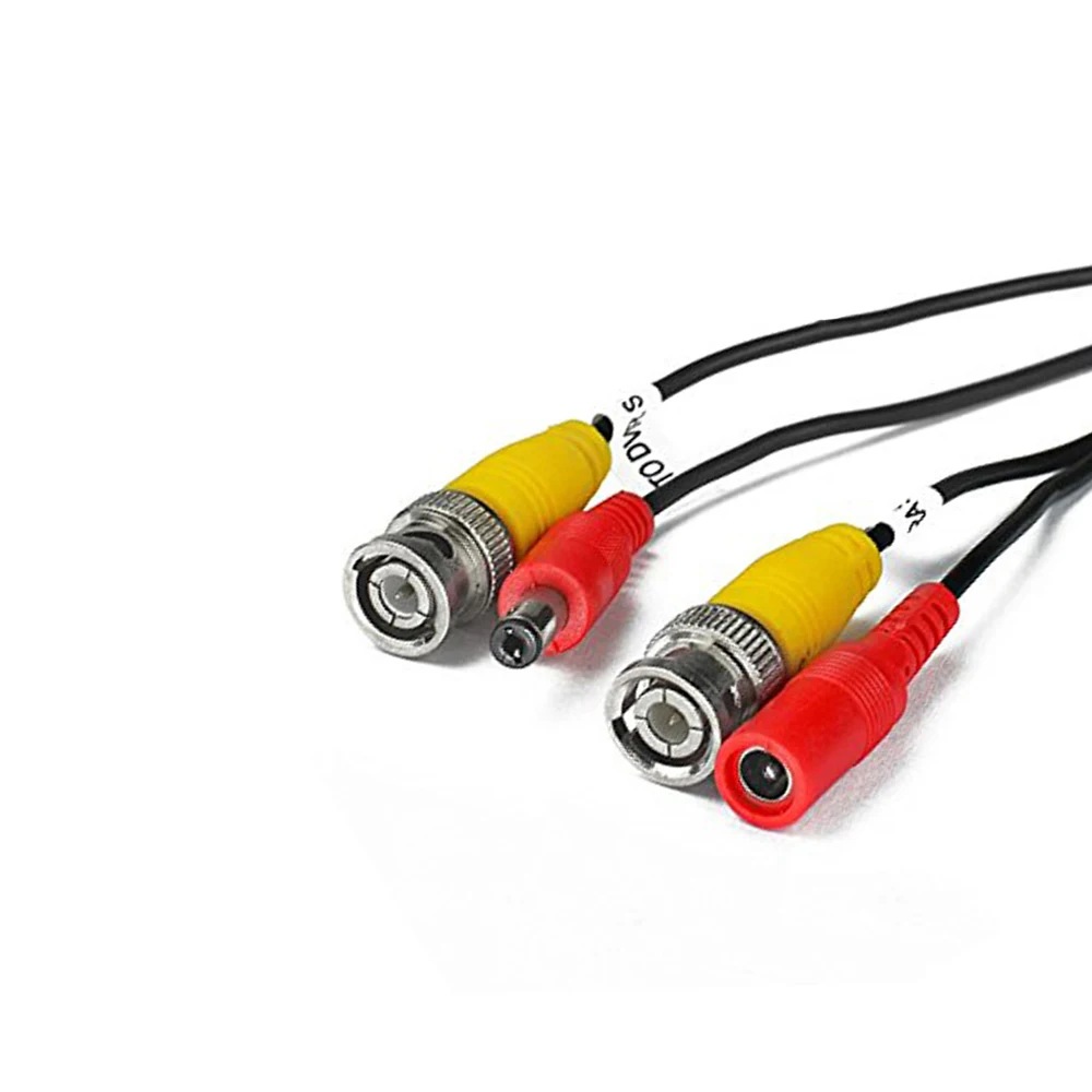 Tonton 4-Packed 100FT 30M High quality BNC Video Cable Security CCTV Camera DC Coaxial Cable Surveillance DVR System Accessories Tonton 4-Packed 100FT 30M High quality BNC Video Cable Security CCTV Camera DC Coaxial Cable Surveillance DVR System Accessories