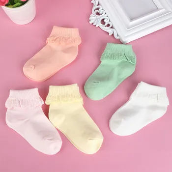 

5 Pairs/Set Girl Boy Cotton Sock Pure Printed Laciness Pattern Socks Children Winter Socks Cartoon Soft Sock