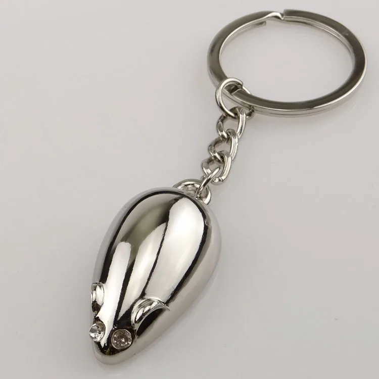 Брелок для ключей мышь-высокое качество металлический брелок для мужчин и женщин подарок ювелирные изделия 17337 без цепи