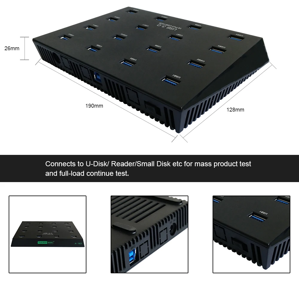 Sipar 16 портов несколько флеш-накопитель USB 3,0 Дубликатор концентратор Пакетная копия для HW 3g модемов SD/TF кард-ридер u-диск a-163