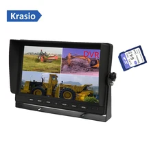 10,1 дюймов автомобиля на тонкопленочных транзисторах на тонкоплёночных транзисторах ЖК-дисплей Дисплей для контроля уровня сахара в крови с функцией записи DVR с 4 канала видео вход