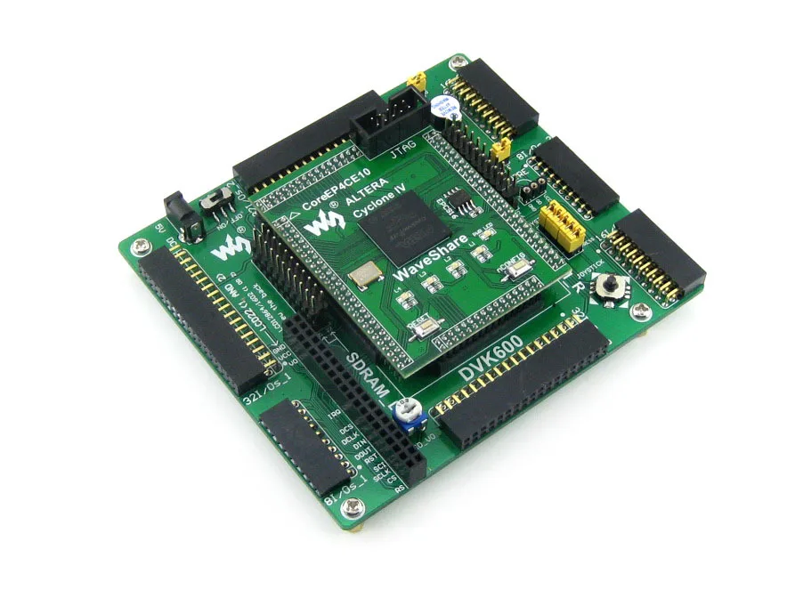 Waveshare EP4CE10 EP4CE10F17C8N ALTERA Cyclone IV FPGA макетная плата + 19 комплектов модулей аксессуаров =