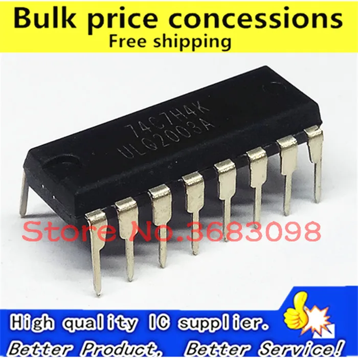 

Free Shipping 10pcs/lots ULQ2003A ULQ2003 DIP-16