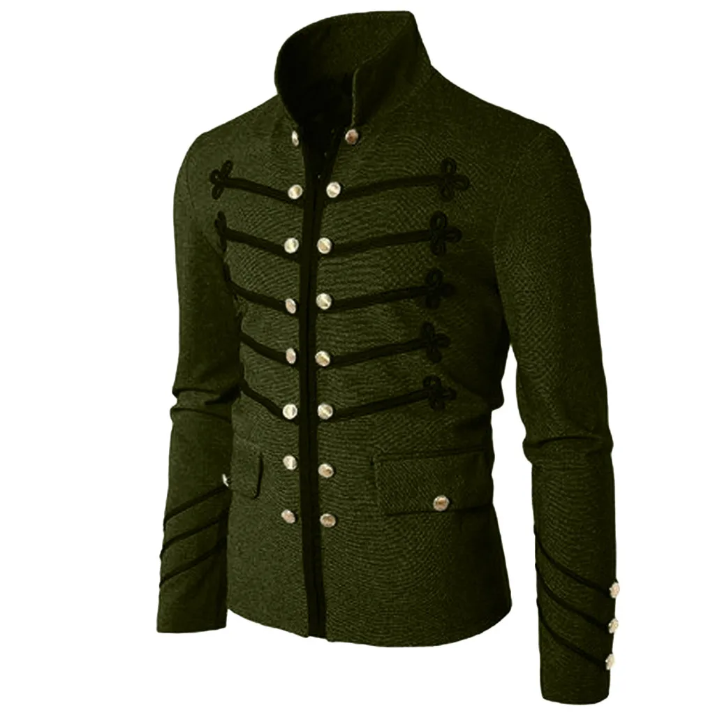 

JAYCOSIN Autumn Men's Jacket Gothic Embroider Sequins Outwear performance Outfit