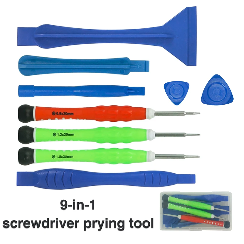 

9PCS Universal Dual End Metal Spudger Set Prying Plastic Crowbar Open Tool Kit for iPhone Laptop Tablet iPad PC Repair
