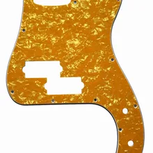 Pleroo Custom Guitar pickgaurd-для США P бас-гитара с царапинами, 4 Ply Gloden Pearl