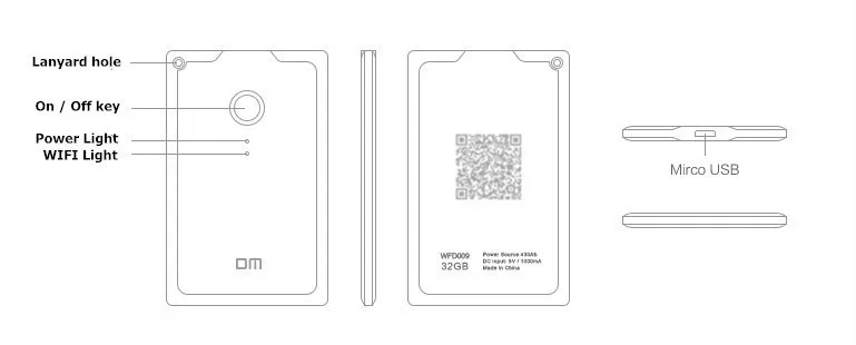 DM USB флеш-накопитель s WFD009 32 Гб wifi флеш-накопитель для iPhone/Xiaomi/huawei/Android/PC смарт-флешка карта памяти Usb