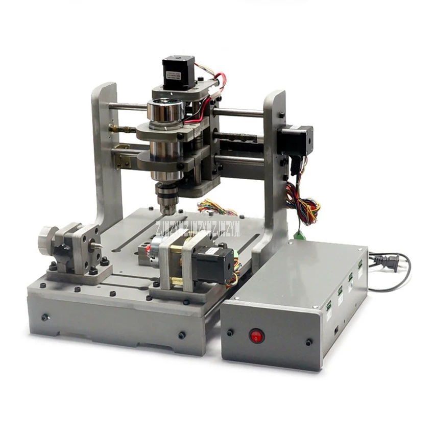DIY рабочего гравировка машины параллельно Порты и разъёмы 4 гравер оси машины мини-фрезерные гравировка машины 110 В/220 В 300 Вт 2500 mm/min