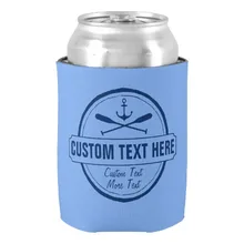 Персонализированные Свадебные украшения для дома на заказ озеро, пляжный дом и лодка морской якорь может охладить неопреновые пивные изоляторы