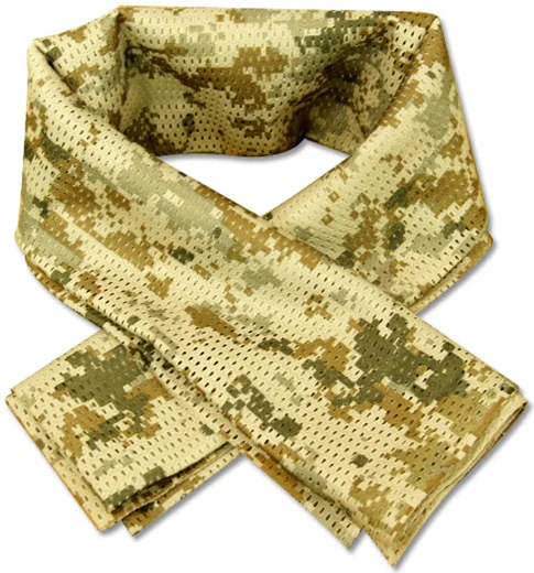 mens grey scarf Tactical Military camouflage Scarf Cool Airsoft Tactical Multifunctional  Army Mesh Breathable Scarf Wrap Mask Shemagh Veil mens cotton scarf Scarves