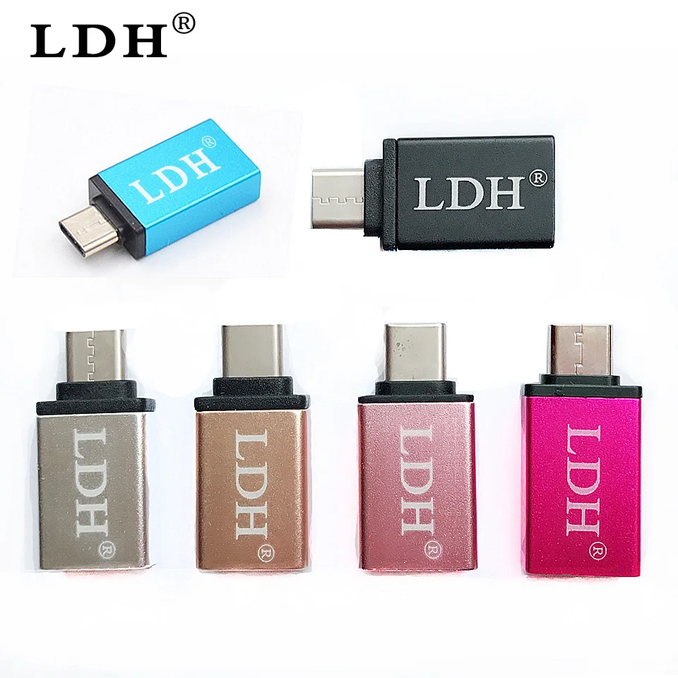 

LDH Type C Adapter Type-C to USB 3.0 OTG Cable Adapter Type C Converter for Samsung S8 Huawei Mate9 USB C 3.1 OTG Adapter