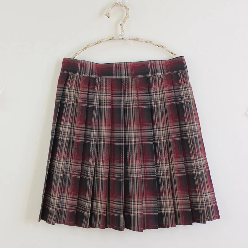 black mini skirt The New Campus Style High-waisted A-line Skirt Sweet Plaid Pleated Skirt School Uniform Skirt for Girls floral skirt