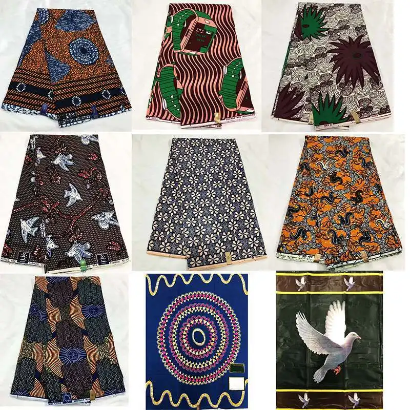 

african headtie material fashionable 100% cotton veritable real ankara wax dashiki hitarget wax fabric beautiful hollandais dutc
