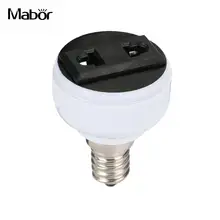 Для штепсельной вилки ЕС/США 5,2*4*4 см Запчасти для осветительных ламп держатель светильника основание лампы удобный бытовой адаптер