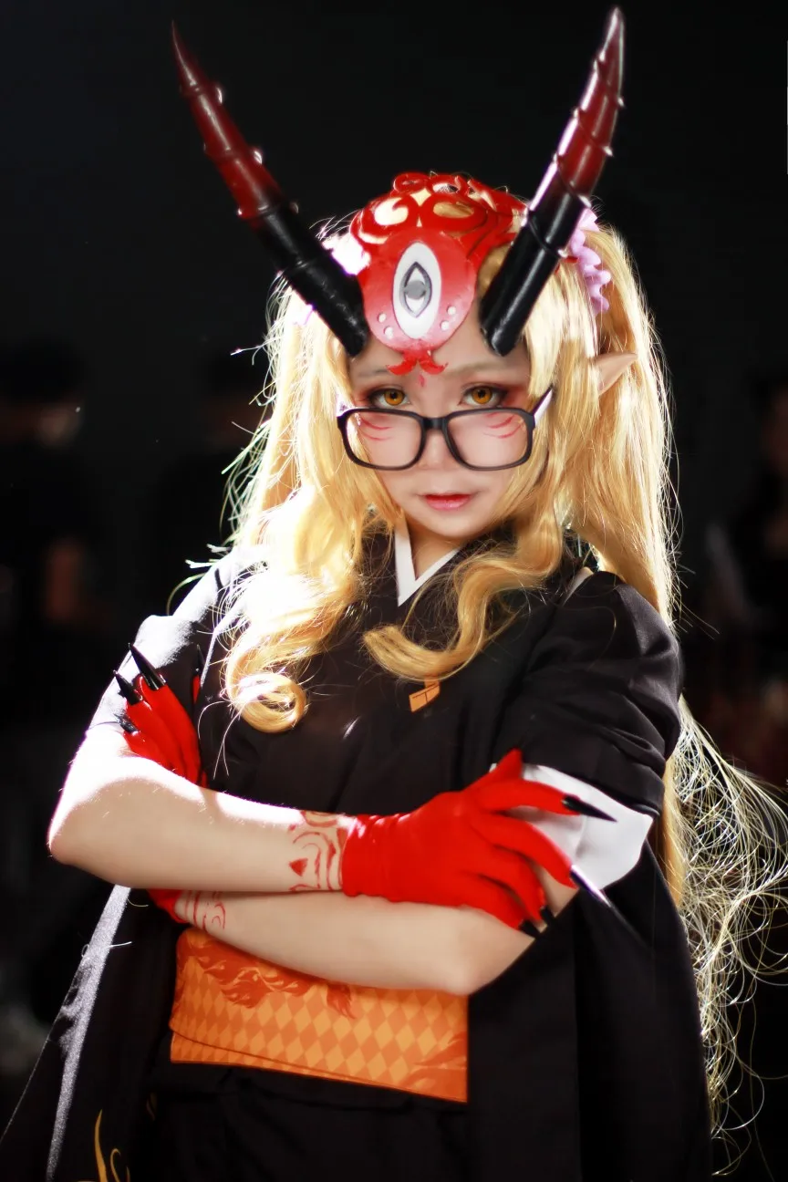 Fate/Grand Order Косплей fgo Ibaraki Doji/Shuten Doji косплей костюм зимний фестиваль кимоно