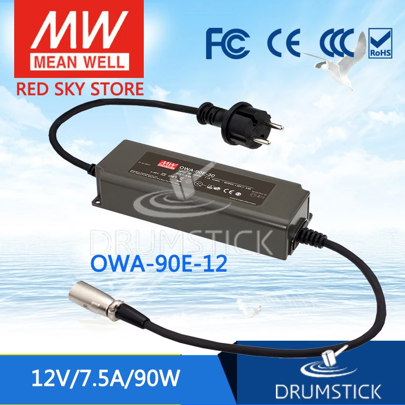 

MEAN WELL OWA-90E-12 12V 7.5A meanwell OWA-90E 12V 90W Single Output Moistureproof Adaptor
