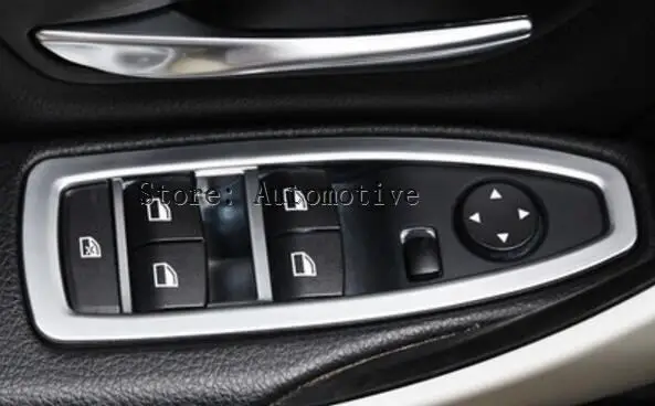 

Хромированная дверь, окно, кнопка, панель, отделка, внутренний аксессуар для BMW 3 серии f30 316 318 320 2016-2017, автомобильный Стайлинг