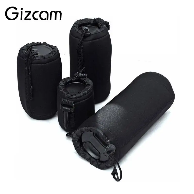 

Gizcam Neoprene DSLR SLR Camera Lens Carrying Storage Protector Case Pouch Bag S Size