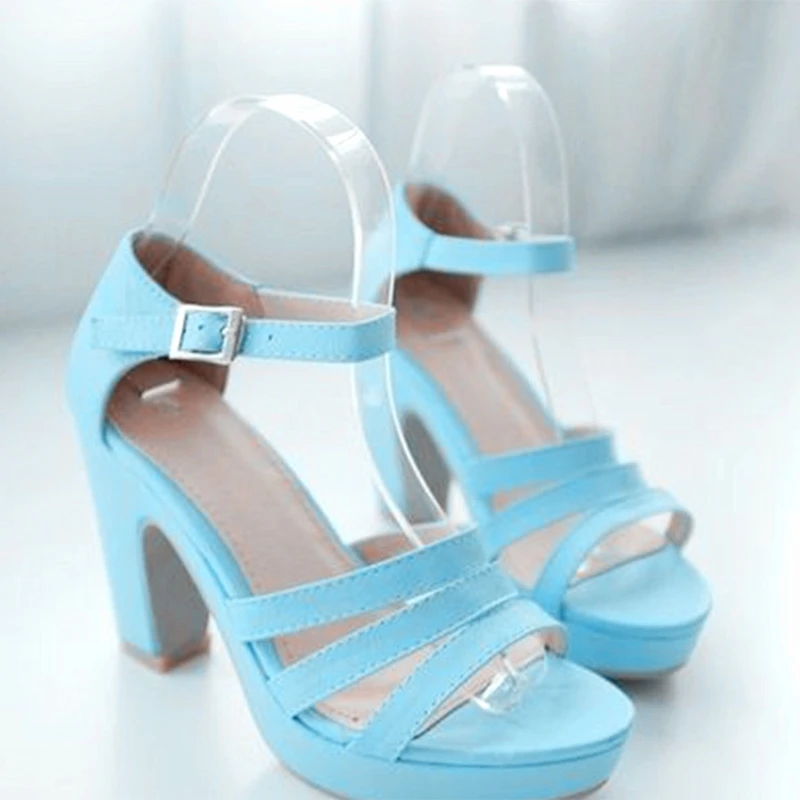 AUAU-10Pcs; Модные прозрачные эластичные пластиковые женские сандалии; демонстрационная стойка для обуви