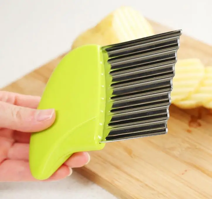 ORGANBOO 1 шт. Многофункциональный волновой картофельный нож для резки огурцов режущее приспособление для резки фруктов и овощей