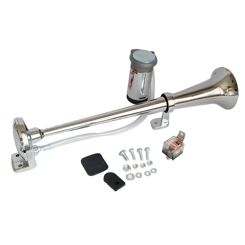 

178DB Single Trumpet Air Horn Compressor Kit For Van Train Car Truck Boat