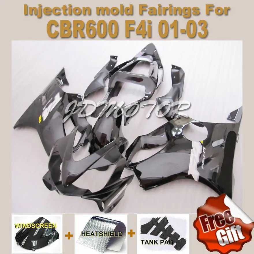 Injection Mold Fairings for HONDA CBR600 F4i 2001 2002 2003 CBR600RR 01 02 03 CBR 600RR fairing parts #45KK-L28X | Автомобили и