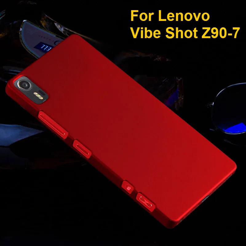

Oil-coated Rubber Matte Plastic Phone Cases For Lenovo Vibe Shot Z90 Z90-7 Z90a40 Z90-3 Vibe Max 5.0 inch Covers Housing Shell