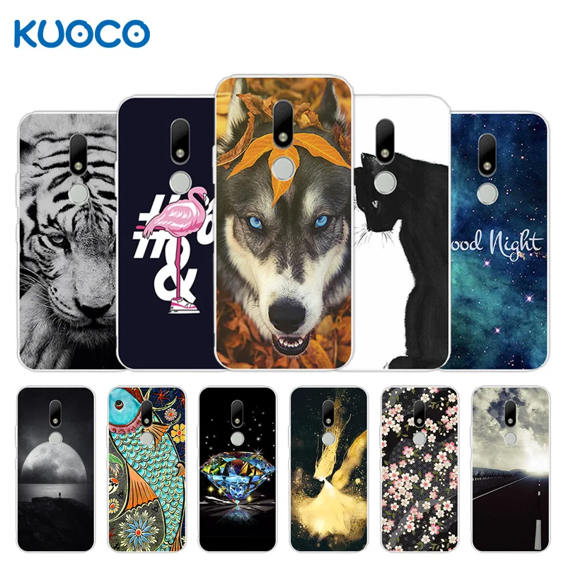 

For Motorola Moto M Back Cover Soft Silicone Cases Tiger Design For Motorola Moto M Case For Moto M XT1662 Phone Coque Capa