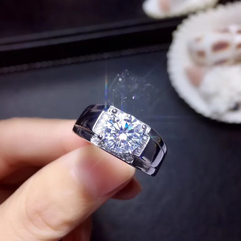 Moissanite 2ct твердость 9,3, алмазные заменители, могут быть протестированы на инструментах. Популярные ювелирные изделия