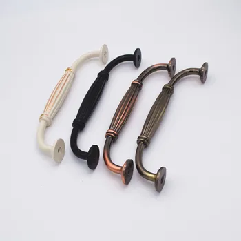 Black Zinc Alloy Handles for Furniture Cabinet Knobs and Handles Drawer Knobs Kitchen Handles Cabinet Pulls Cupboard Knobs